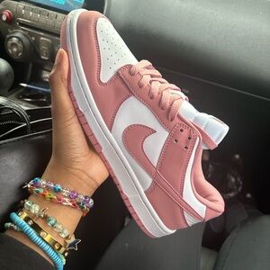 White/Rose Whisper Women Nike Dunks